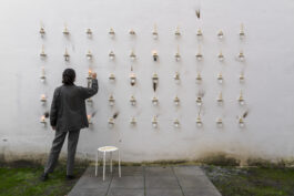 nigin beck exhibition view berlin beware o wanderer 